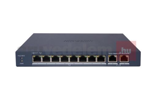 Hikvision 8 portos PoE Switch, DS-3E1510P-EI/M