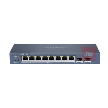 Hikvision 8 portos PoE switch, DS-3E1510P-SI