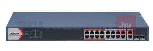 Hikvision 16 portos PoE switch, DS-3E1318P-EI(B)