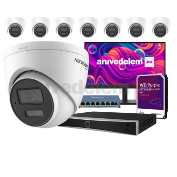 HikVision 8 kamerás 4 Mpx IP kamera rendszer csomag