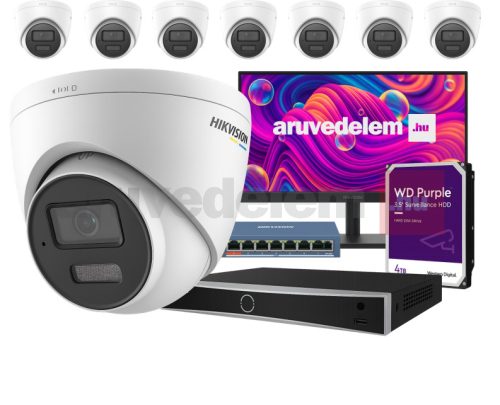 HikVision 8 kamerás 4 Mpx IP kamera rendszer csomag