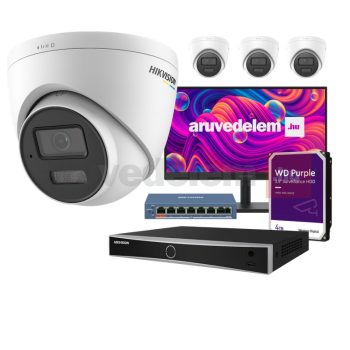 HikVision 4 kamerás 4 Mpx IP kamera rendszer csomag
