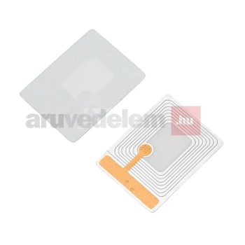   Áruvédelmi papír címke 8.2 MHz RF 30x40mm FEHÉR (1000db/tekercs)