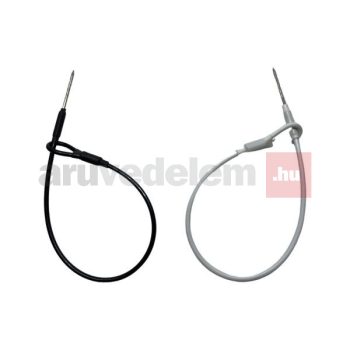   1 hurkos fehér huzalhurok 17cm + tű HAMMER áruvédelmi etiketthez (100db/csomag)